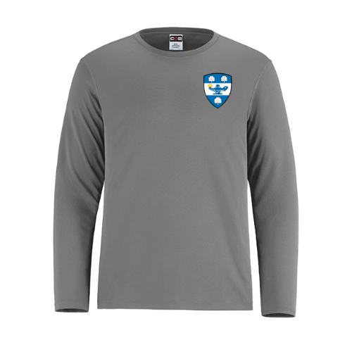 LISGAR COLLEGIATE INSTITUTE SHORE LONG SLEEVE WITH LEFT CHEST HEAT PRESSED LOGO