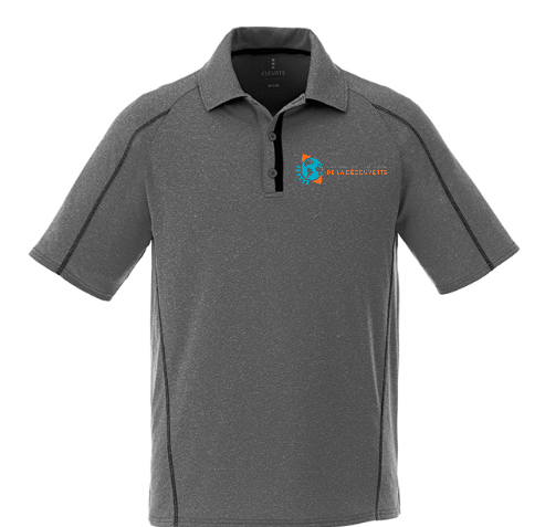 DE LA DÉCOUVERTE ELITE POLO WITH EMBROIDERED LEFT CHEST LOGO