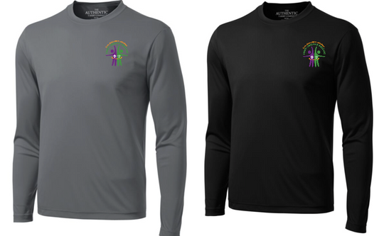 ÉCOLE ÉLÉMENTAIRE CATHOLIQUE SAINT JOSEPH ATC DRYFIT LONG SLEEVE WITH LEFT CHEST HEAT PRESSED LOGO