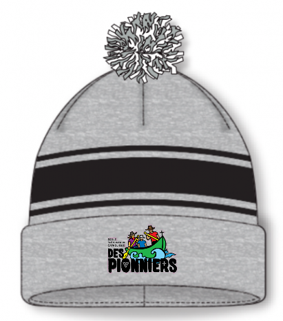 DES PIONNIERS AK POM POM HAT WITH EMBROIDERED LOGO