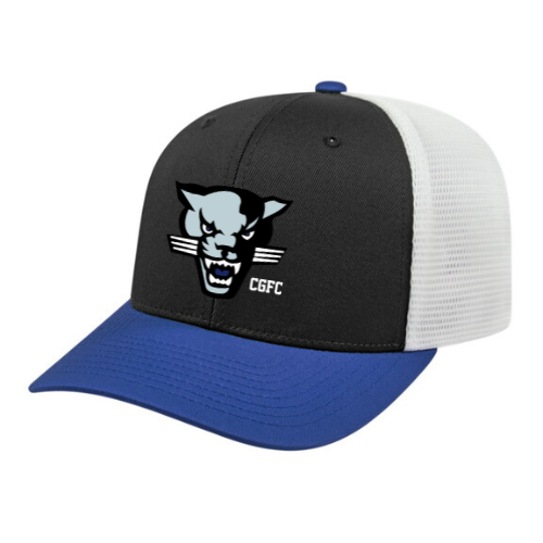 CUMBERLAND PANTHERS GIRLS FOOTBALL PREMIUM TRUCKER MESH BACK CAP