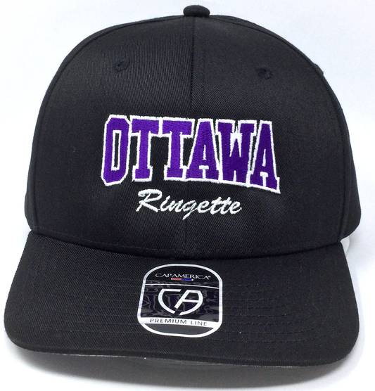 CORA AMERICA ADJUSTABLE CAP WITH EMBROIDERED LOGO ON FRONT