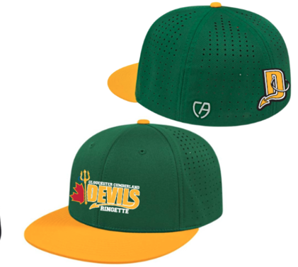 GC DEVILS ADJUSTABLE CAP WITH DEVILS LOGO ON FRONT AND "D" LOGO ON BACK