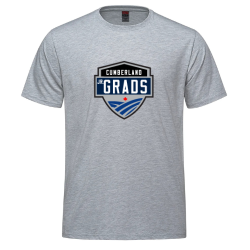 CUMBERLAND JR GRADS PARKOUR COTTON TSHIRT INCLUDES HEAT PRESSED LOGO