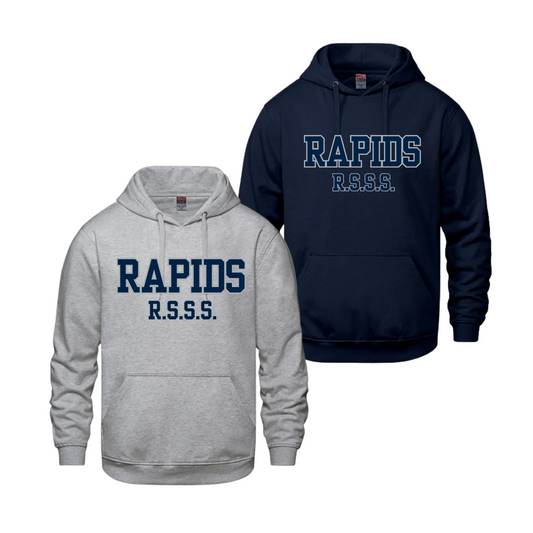 RIVERSIDE SOUTH VAULT HOODIE WITH 'RAPIDS' EMBROIDERED