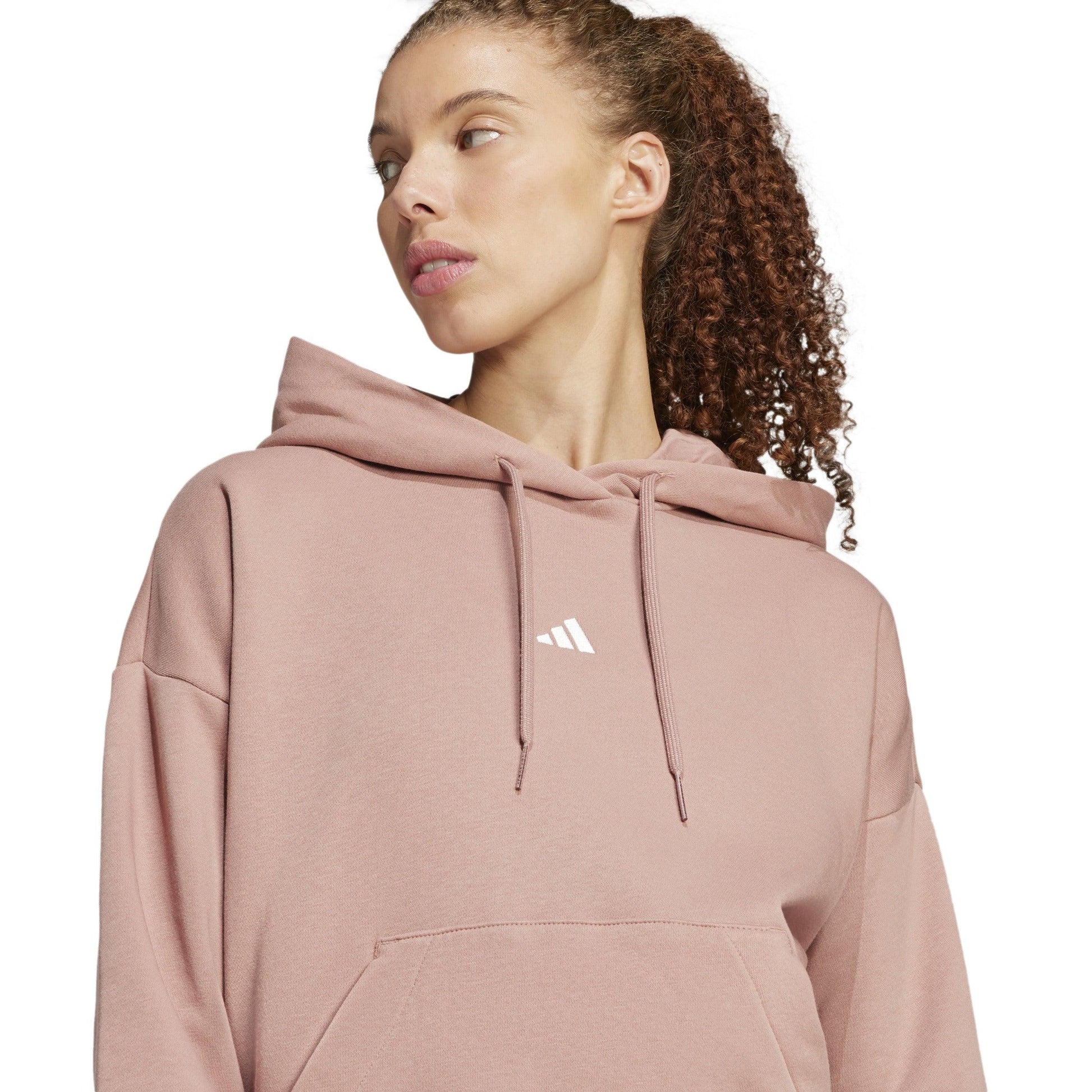 Adidas Essentials Small Logo Feel Cozy Hoodie - Women - Sports Excellence