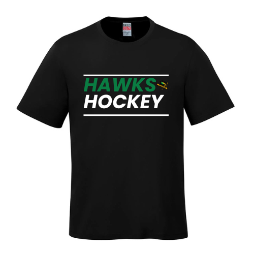 LEITRIM HAWKS PARKOUR TSHIRT WITH HEAT PRESS APPLIQUÉ