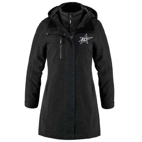 EO STARS APEX 3 IN 1 WINTER BLACK JACKET LADIES