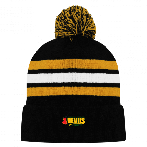 GC DEVILS AK POM POM TOQUE WITH EMBROIDERED LOGO