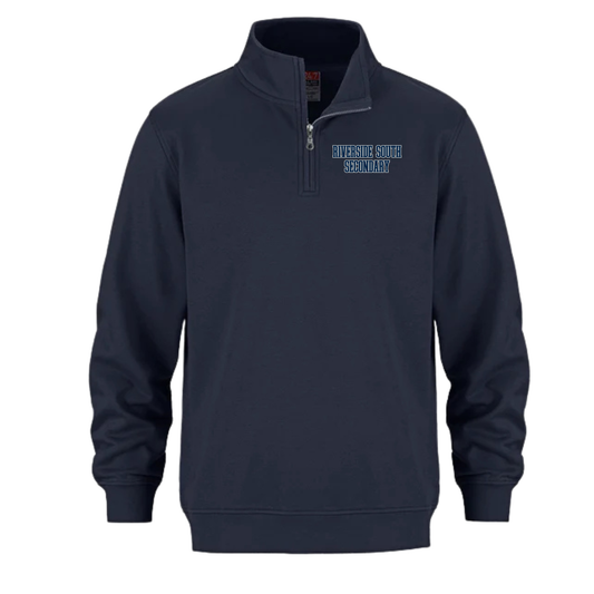 RIVERSIDE SOUTH FLUX 1/4 ZIP WITH EMBROIDERY