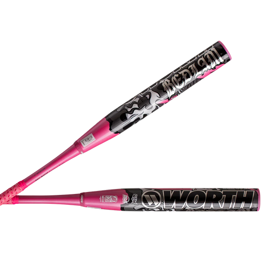 Worth Bedlam Phil Matte Signature Model USSSA Pink 2PC 13.5” Slowpitch Bat (2025)