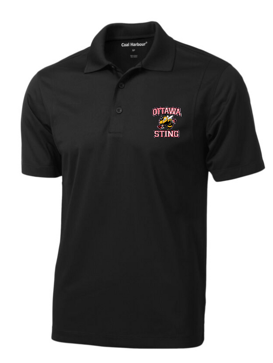OTTAWA STING HOCKEY EAGLE POLO SHIRT ADULT