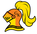 OTTAWA WEST GOLDEN KNIGHTS HOCKEY logo