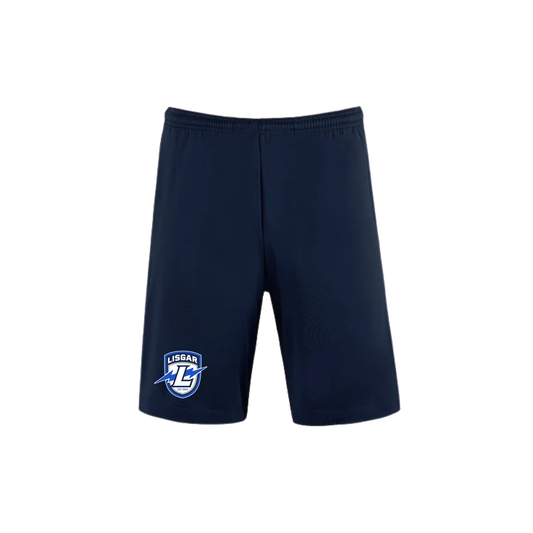 LISGAR SHORTS WITH HEAT PRESS LIGHTNING LOGO WAVE
