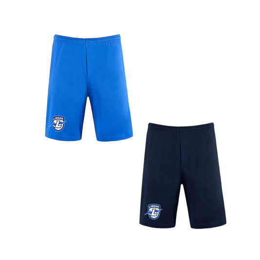LISGAR SHORTS WITH HEAT PRESS LIGHTNING LOGO WAVE