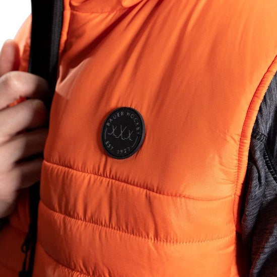 Bauer FLC Hooded Puffer Vest - Senior - Sports Excellence