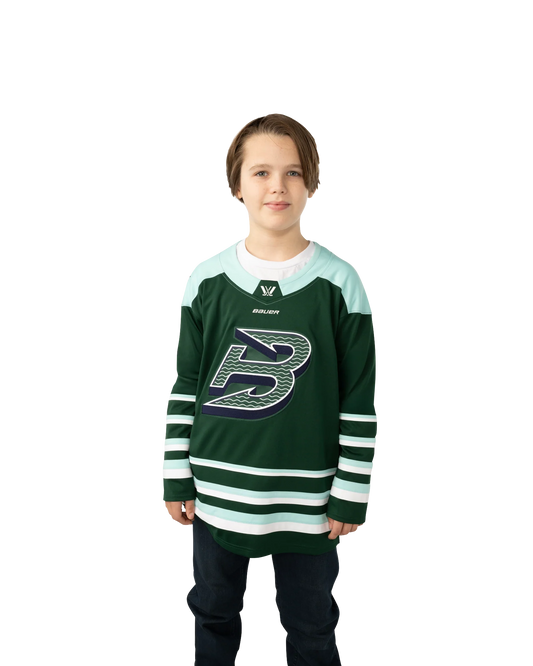 BAUER PWHL BOSTON HOME JERSEY YOUTH