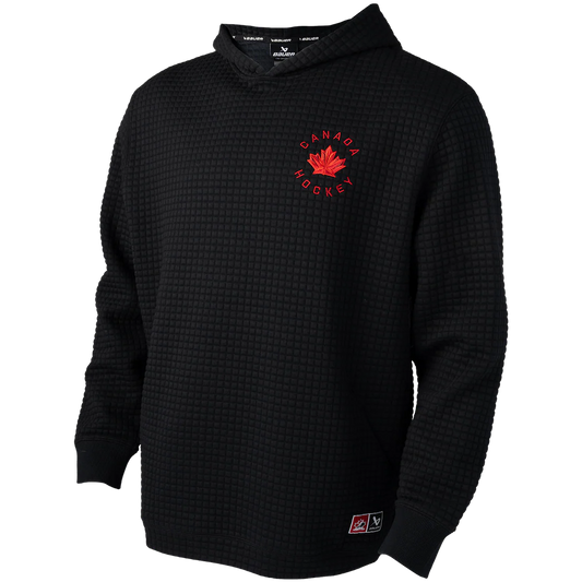BAUER TEAM CANADA HOODIE QUILTED BLACK ADULT