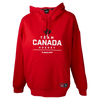 BAUER TEAM CANADA HOODIE STACKED RED WOMENS