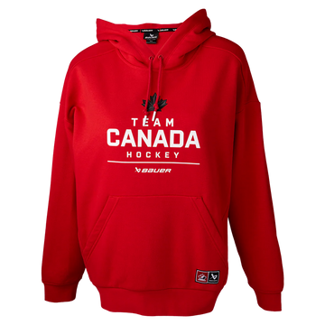 BAUER TEAM CANADA HOODIE STACKED RED WOMENS