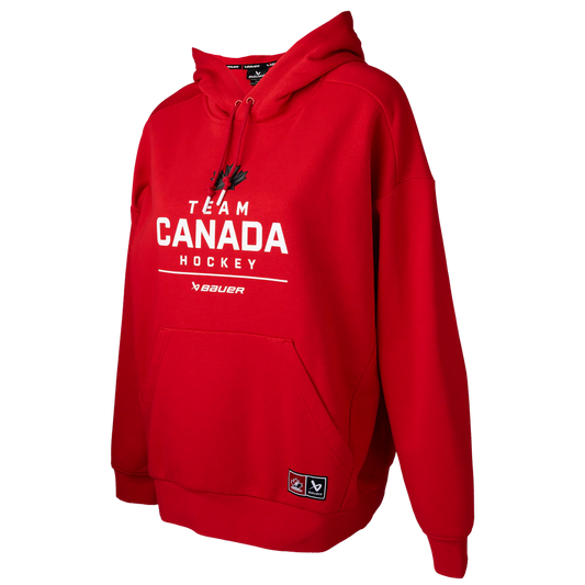 BAUER TEAM CANADA HOODIE STACKED RED WOMENS