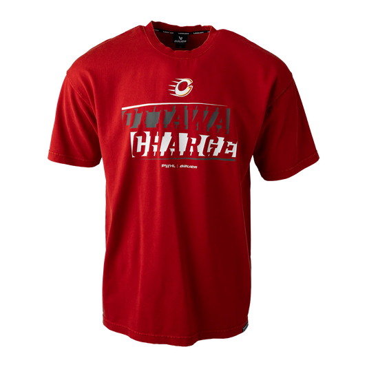 BAUER PWHL OTTAWA BOXY SHORT SLEEVES TEE ADULT