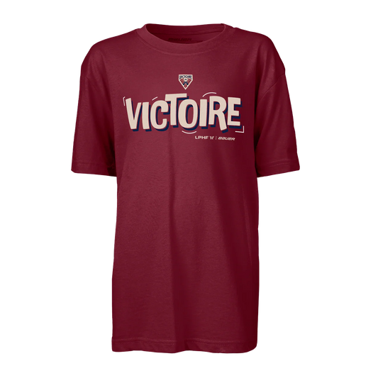 BAUER PWHL MONTREAL GRAPHIC SHORT SLEEVES TEE YOUTH