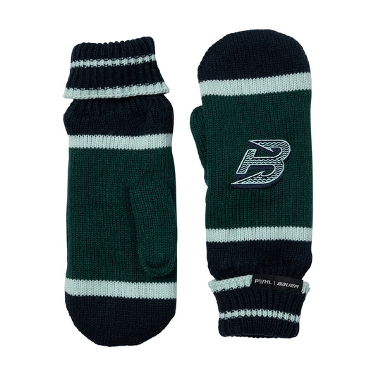 BAUER PWHL BOSTON TEAM MITTENS ADULT OS