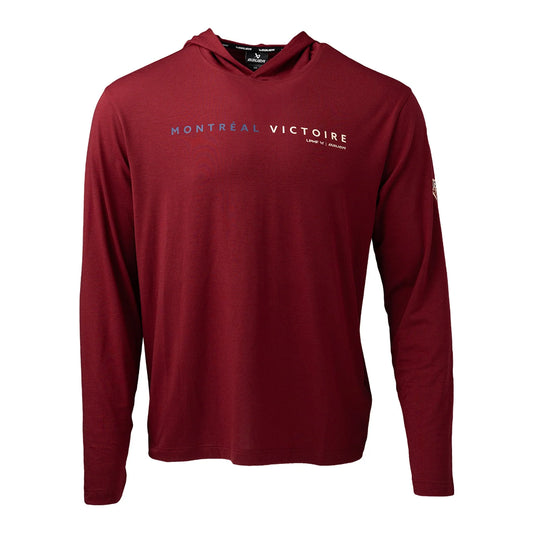 BAUER PWHL MONTREAL LTWT HOODIE ADULT