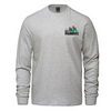 DES PIONNIERS CREW NECK SWEATSHIRT WITH EMBROIDERED LEFT CHEST LOGO