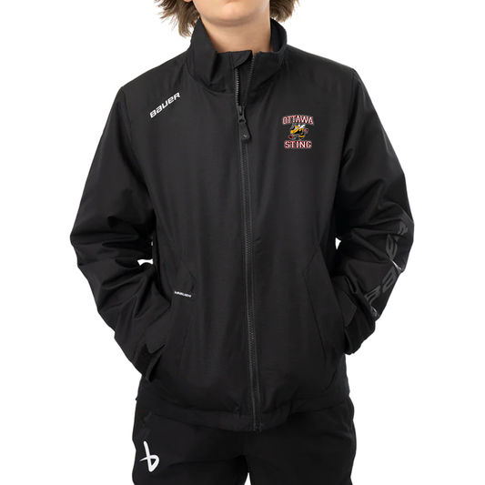OTTAWA STING BAUER LIGHTWEIGHT JACKET WITH LEFT CHEST EMBROIDERED LOGO