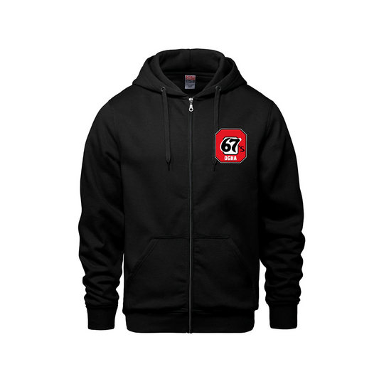 Ottawa 67's Full Zip Up | CX2 Surfer - Embroidered Left Chest