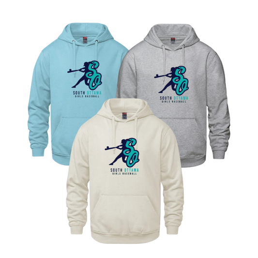 South Ottawa Girls Baseball Hoodie | CX2 Vault — Full Front Heat Press