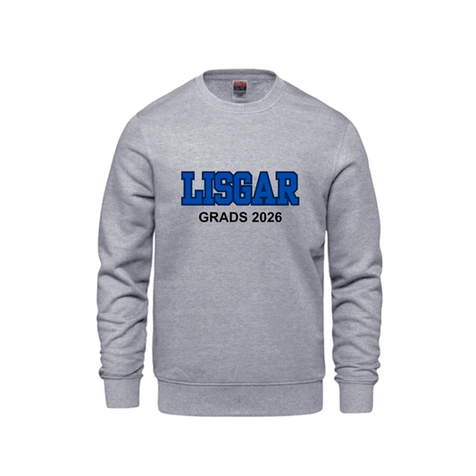 LISGAR COTTON CREWNECK SWEATSHIRT WITH TWILL APPLIQUE EMBROIDERY GRADS 2026