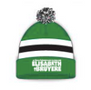 ÉCOLE ÉLÉMENTAIRE CATHOLIQUE ÉLISABETH-BRUYÈRE AK POM POM HAT WITH EMBROIDERED LOGO