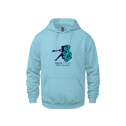 South Ottawa Girls Baseball Hoodie | CX2 Vault — Full Front Heat Press