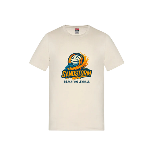 Sandstorm Volleyball Cotton T-Shirt | CX2 Parkour - Full Front Heat Press