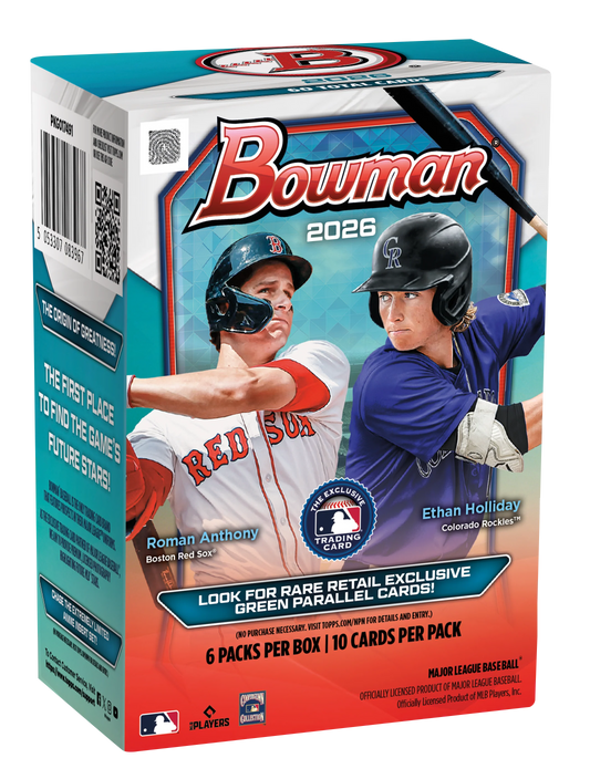 Topps Bowman 2026 Baseball Value Box | Grosnor