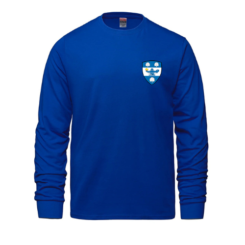 LISGAR COLLEGIATE INSTITUTE BREEZE LONG SLEEVE TSHIRT WITH LEFT CHEST HEAT PRESS LOGO