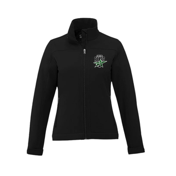 EO SHOOTING STARS LIGHTWEIGHT SOFTSHELL JACKET CX2 WITH LEFT CHEST EMBROIDERED LOGO WOMEN