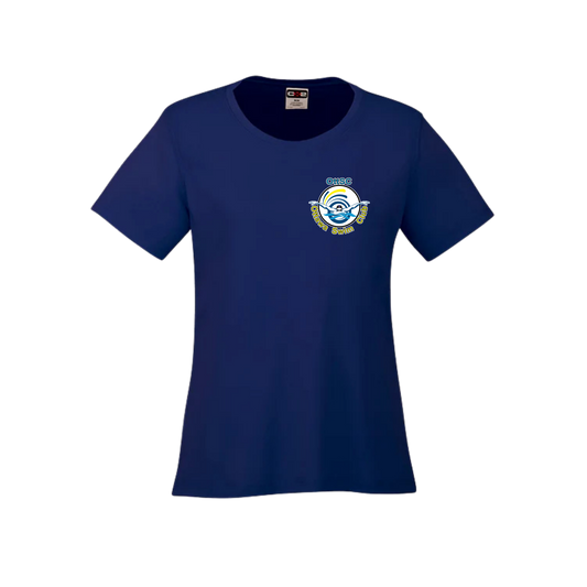 Ottawa Swim Club Women's Dryfit T-Shirt | CX2 Coast - Left Chest Heat Press Circle Logo