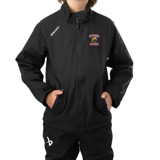 OTTAWA STING BAUER MIDWEIGHT JACKET WITH LEFT CHEST EMBROIDERED LOGO