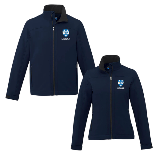 LISGAR LIGHTWEIGHT SOFTSHELL JACKET WITH EMBROIDERED LEFT CHEST LOGO