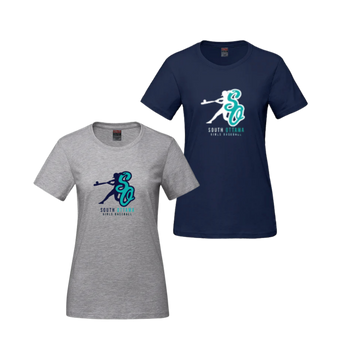 South Ottawa Girls Baseball Cotton T-Shirt | CX2 Parkour — Full Front Heat Press