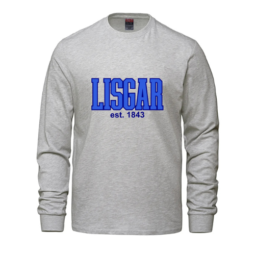 LISGAR COLLEGIATE INSTITUTE BREEZE LONG SLEEVE TSHIRT WITH FULL FRONT HEAT PRESS PRINT