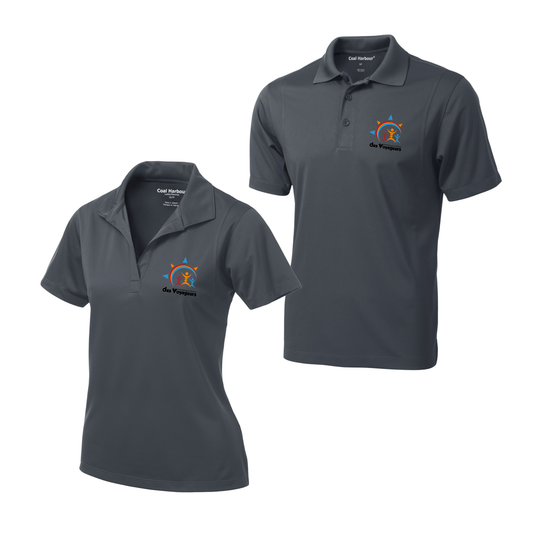 DES VOYAGEURS POLO COAL HARBOUR AVEC LOGO IMPRIMÉ POITRINE GAUCHE HOMME ET FEMME