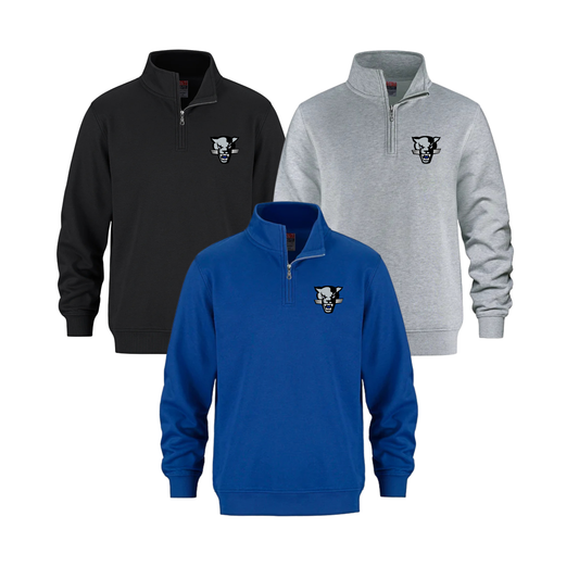 Cumberland Panthers Football Quarter Zip | CX2 Flux - Embroidered