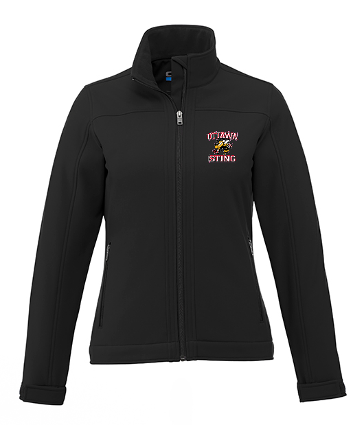 OTTAWA STING HOCKEY CX2 LIGHTWEIGHT SOFTSHELL LADIES JACKET