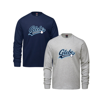 Glebe Baseball Cotton Long Sleeve | CX2 Breeze - Full Front Heat Press