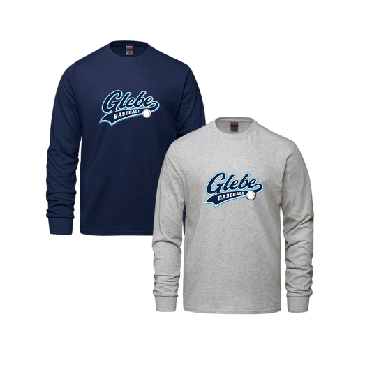 Glebe Baseball Cotton Long Sleeve | CX2 Breeze - Full Front Heat Press